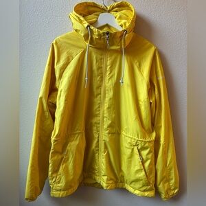 Columbia Side Hill Fleece Lined Windbreaker in Yellow (Size: L)